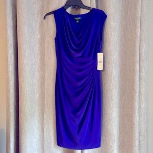 Purple Ralph Lauren sleeveless dress. Size 8P